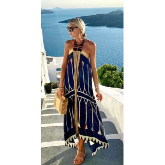 Volantis Fringe Saba in Brown - Picture 2 of 7